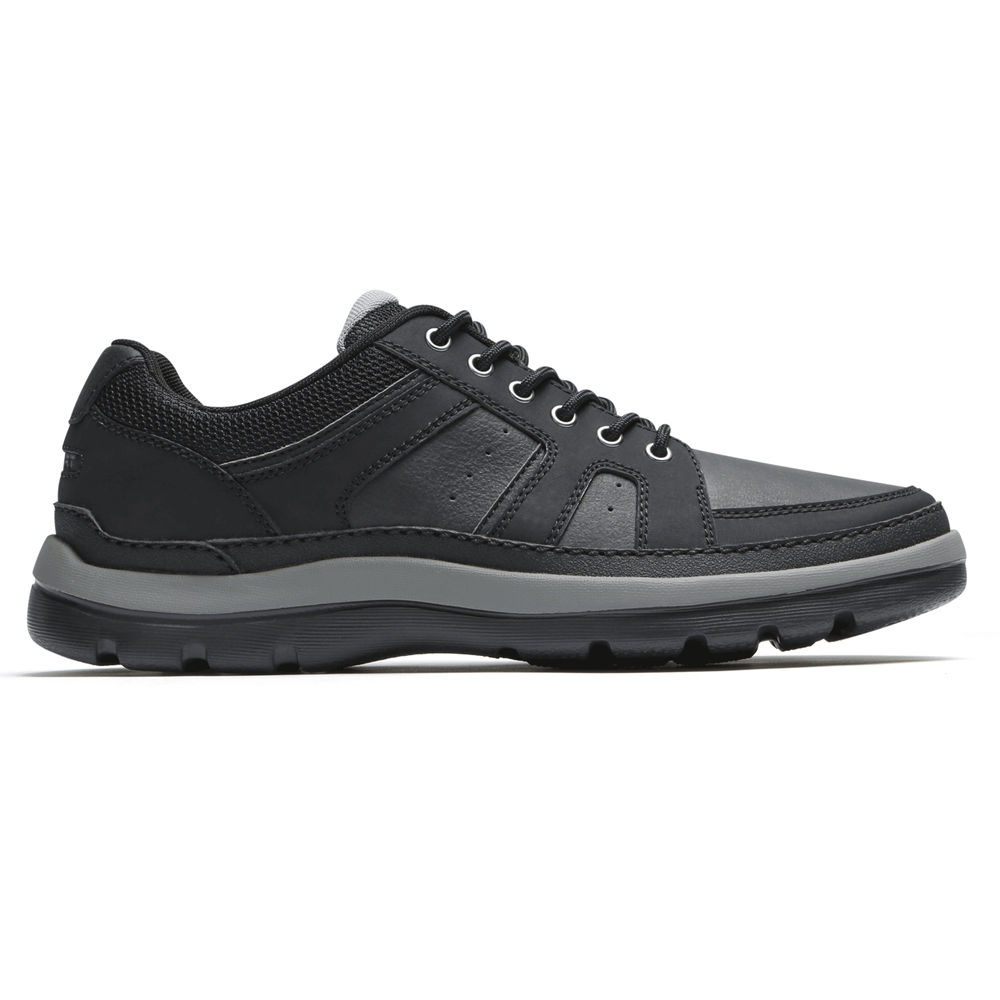 Tenis Rockport Homem Pretas - Get Your Kicks Mudguard Blucher - 17409FYCP